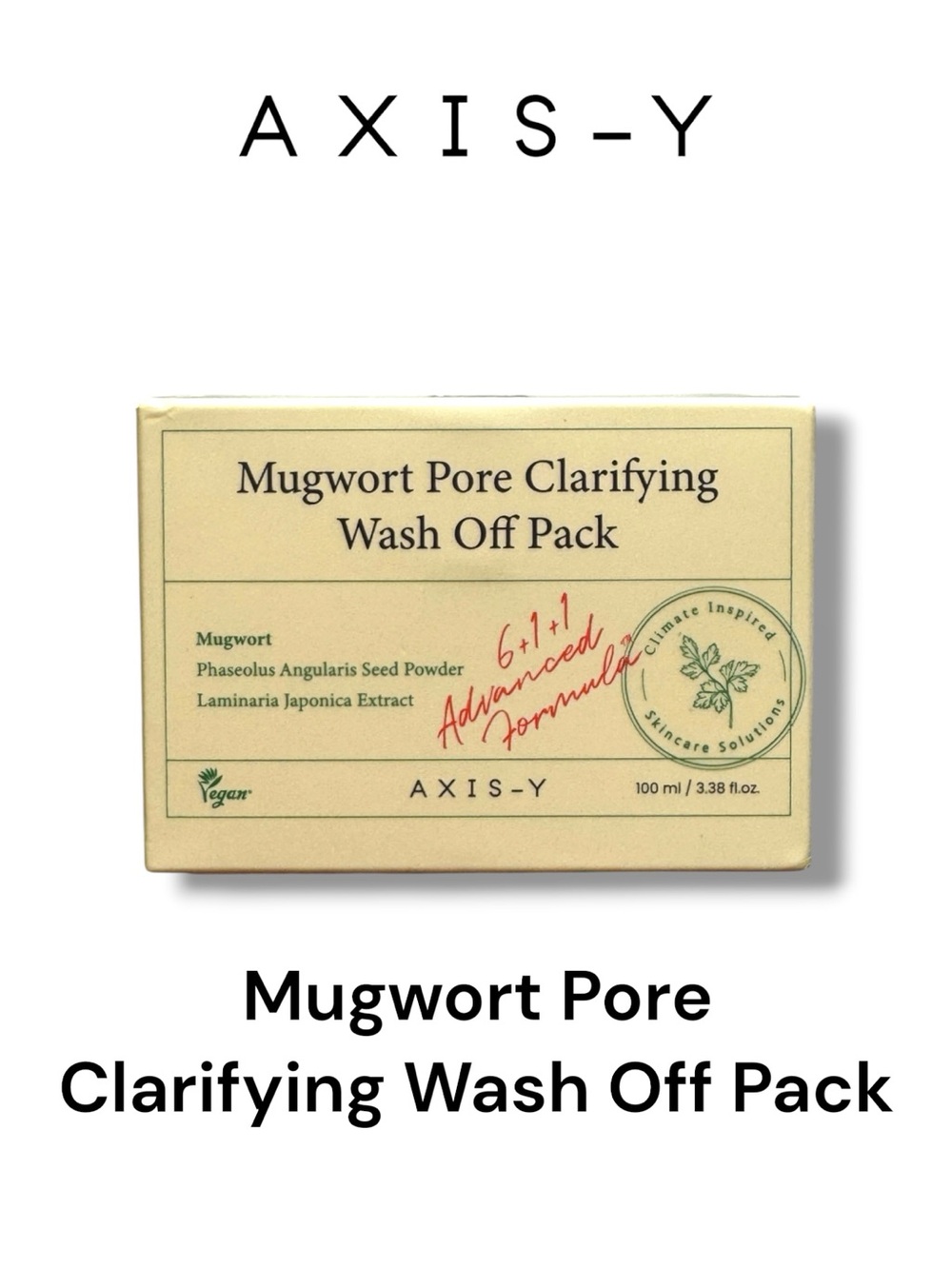 Axis-Y Mugwort Pore Clarifying Wash Off Pack